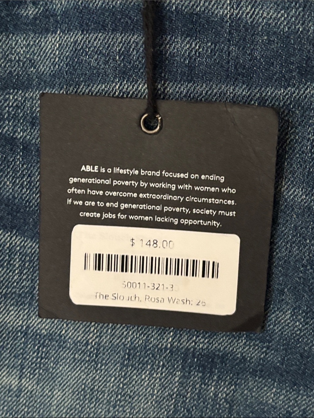 ABLE THE SLOUCH MID RISE JEANS - Picture 4 of 8
